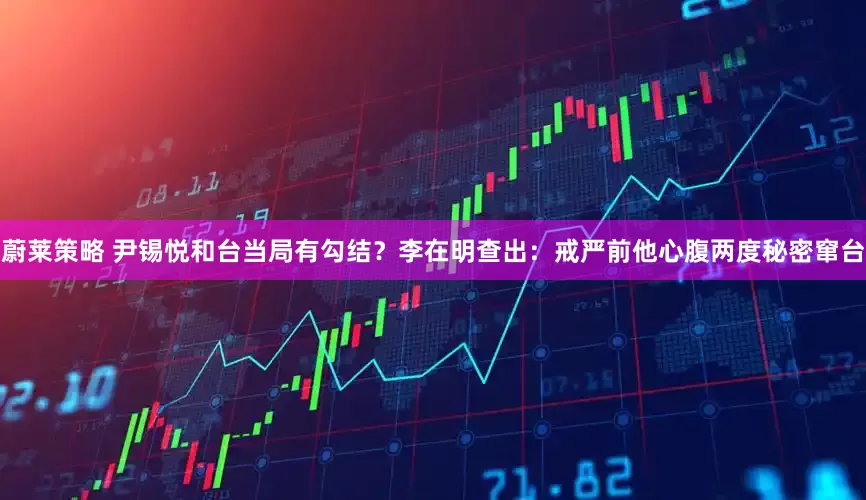 蔚莱策略 尹锡悦和台当局有勾结？李在明查出：戒严前他心腹两度秘密窜台