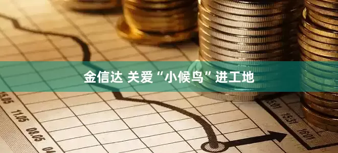 金信达 关爱“小候鸟”进工地