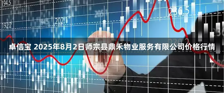 卓信宝 2025年8月2日师宗县鼎禾物业服务有限公司价格行情